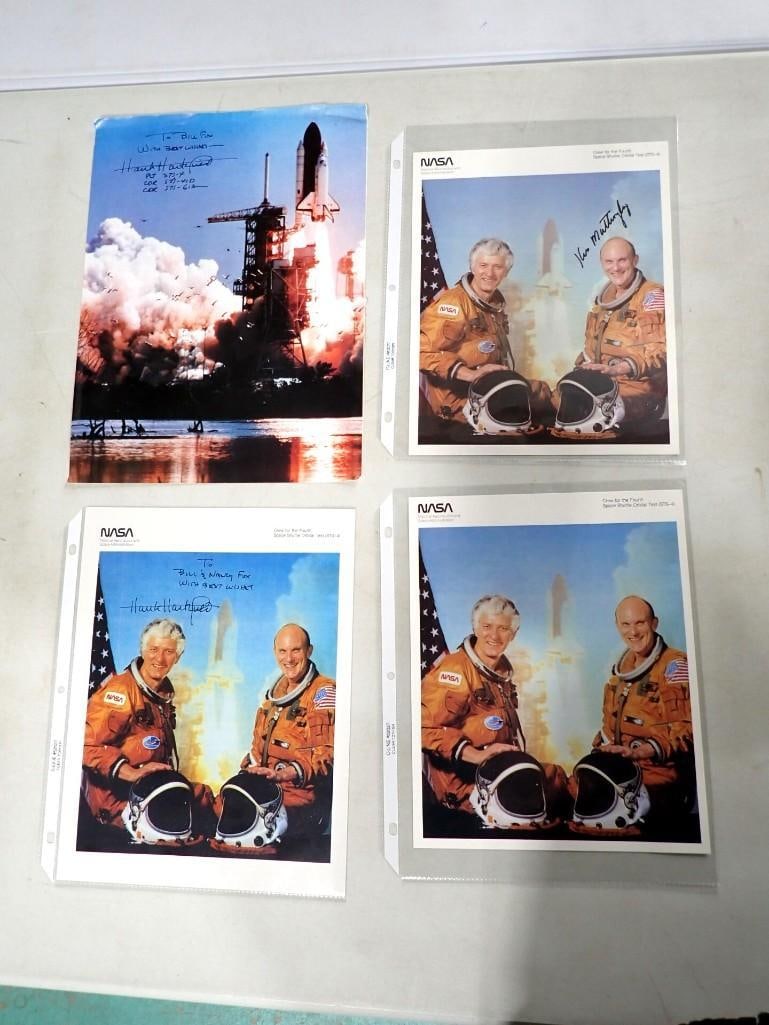 NASA Space Shuttle Mission STS-4 Crew Photos w/ Autographs, etc. Ken Mattingly and Henry Hartsfield (1 of 12)