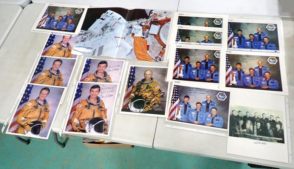 NASA Space Shuttle Mission STS-6 Crew Photos w/ Autographs, etc. Weitz, Bobko, Musgrave, Peterson (1 of 19)
