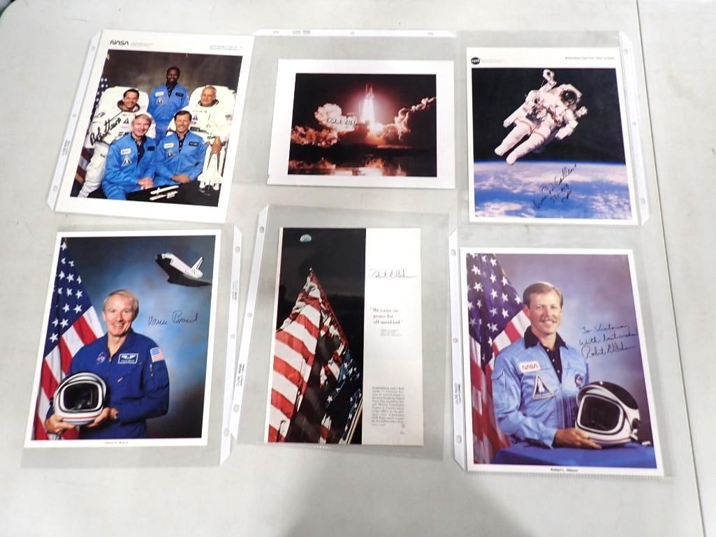 NASA Space Shuttle Mission 41-B Crew Photos w/ Autographs, etc. First Untethered Spacewalk Brand, (1 of 11)