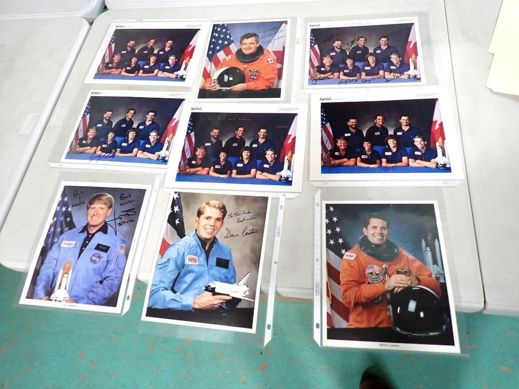 NASA Space Shuttle Mission 41-G Crew Photos w/ Autographs, etc. Crippen, McBride, Sullivan, Ride, Le (1 of 12)