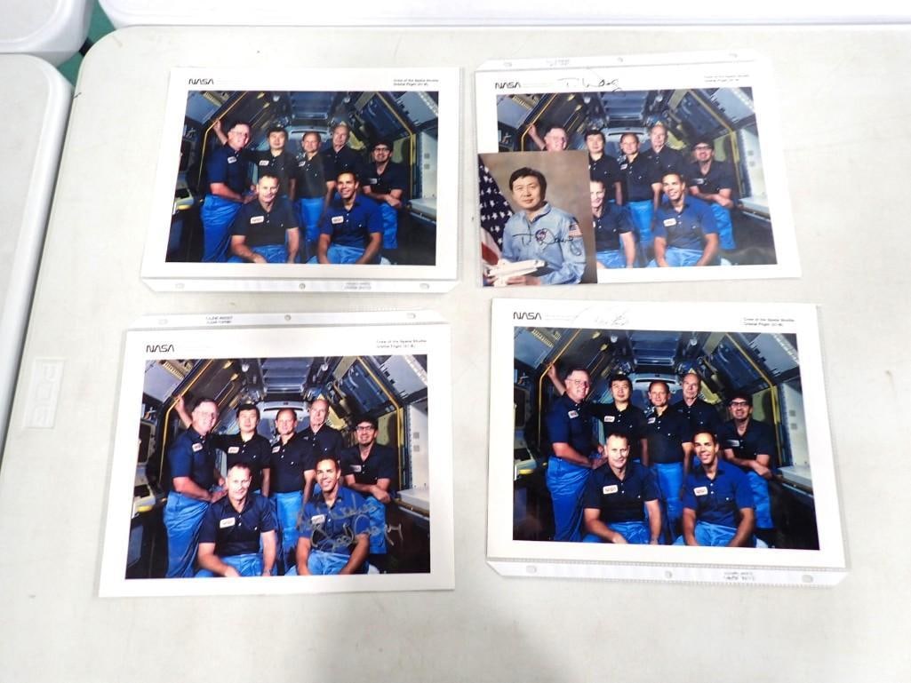 NASA Space Shuttle Mission 51-B Crew Photos w/ Autographs, etc., Taylor Wang (First Chinese), Overmy (1 of 9)