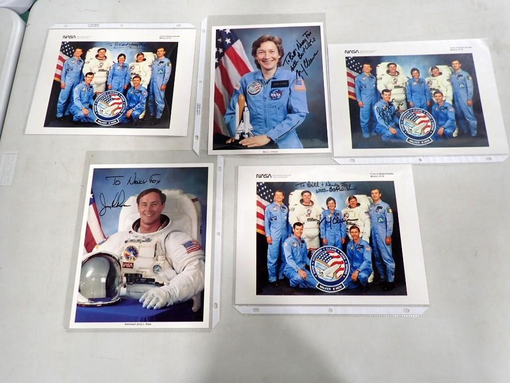 NASA Space Shuttle Mission 61-B Crew Photos w/ Autographs, etc. Rodolfo Neri Vela (First Mexican), S (1 of 12)