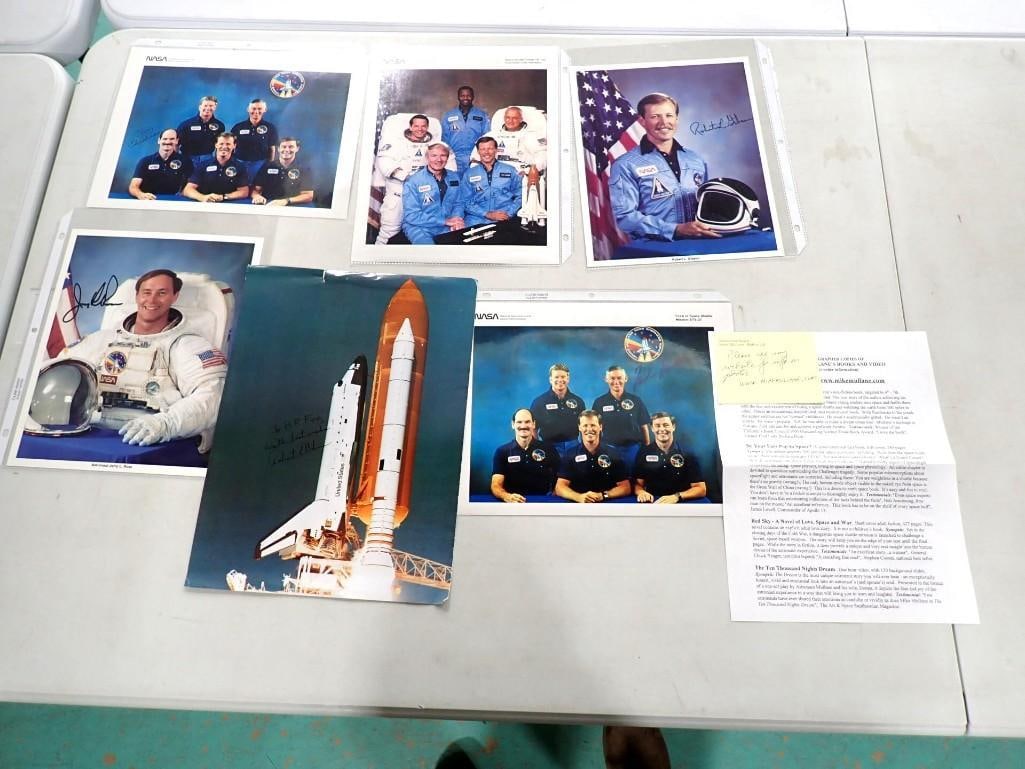 NASA Space Shuttle Mission STS-27 Crew Photos w/ Autographs, etc. DOD Mission, Severe Tile Damage (1 of 10)