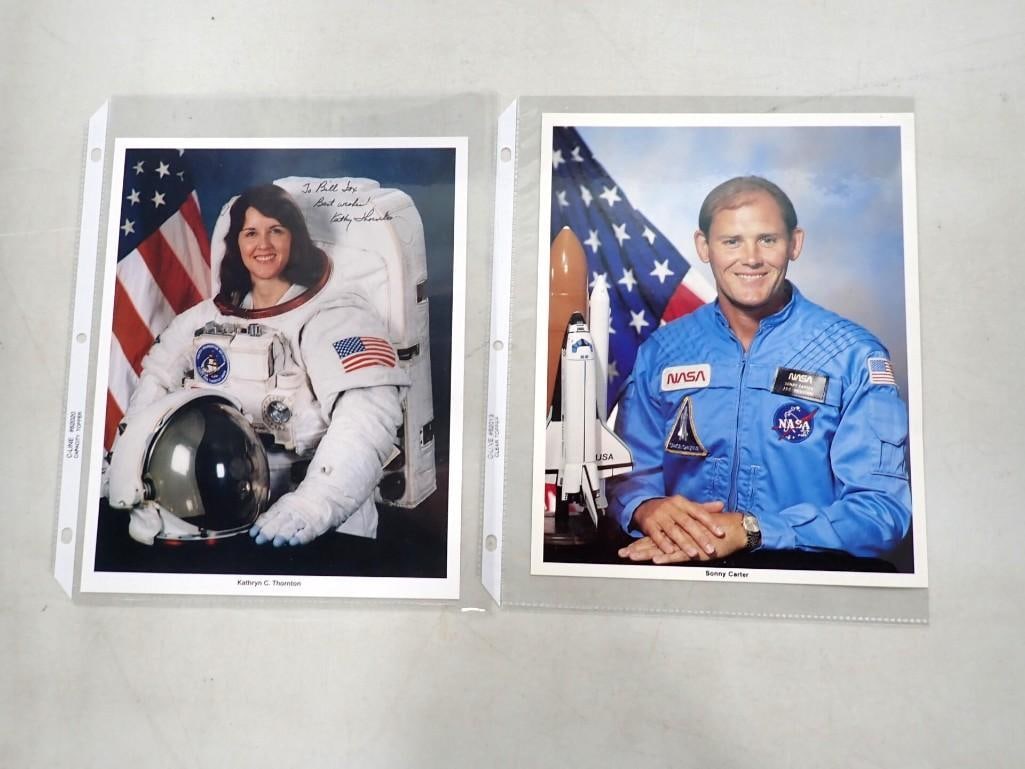 NASA Space Shuttle Mission STS-33 Crew Photos w/ Autographs, etc. Gregory, Blaha, Carter, Busgrave, (1 of 6)
