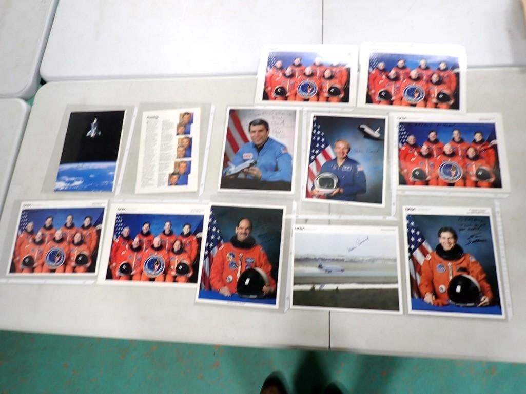 NASA Space Shuttle Mission STS-35 Crew Photos w/ Autographs, etc. ASTRO-1 Spacelab Mission Brand, (1 of 20)
