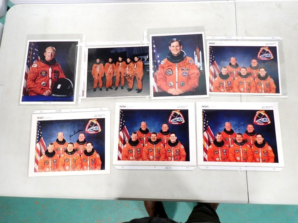 NASA Space Shuttle Mission STS-48 Crew Photos w/ Autographs, etc Creighton, Reightler Jr, Gemar, Buc (1 of 16)
