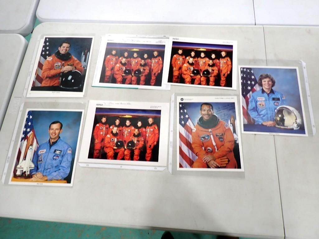 NASA Space Shuttle Mission STS-45 Crew Photos w/ Autographs, etc Bolden, Duffy, Sullivan, Leestma, F (1 of 12)