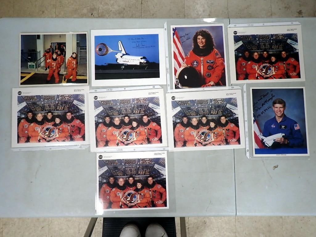 NASA Space Shuttle Mission STS-54 Crew Photos w/ Autographs, etc. Casper, McMonagle, Runco, Harbaugh: NASA Space Shuttle Mission STS-54 Crew Photos w/ Autographs, etc. Casper, McMonagle, Runco, Harbaugh, Helms . No COAs - All pictures are considered part of the description and should be examined caref