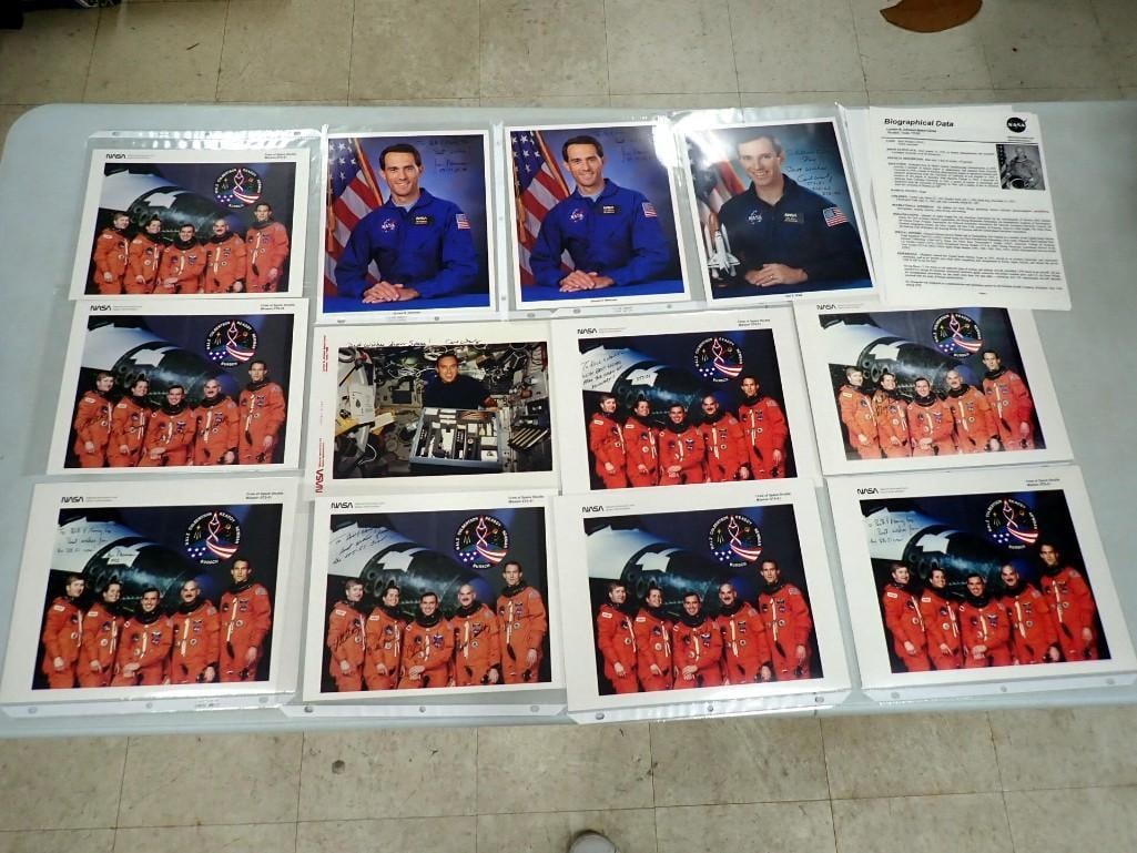 NASA Space Shuttle Mission STS-51 Crew Photos w/ Autographs, etc. Culbertson, Readdy, Newman, Bursch: NASA Space Shuttle Mission STS-51 Crew Photos w/ Autographs, etc. Culbertson, Readdy, Newman, Bursch, Walz . No COAs . ACTS Satellite Mission, GPS Mission, etc. - All pictures are considered part of t