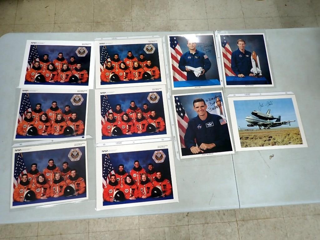 NASA Space Shuttle Mission STS-58 Crew Photos w/ Autographs, etc. Blaha, Searfoss, Seddon, McArthur,: NASA Space Shuttle Mission STS-58 Crew Photos w/ Autographs, etc. Blaha, Searfoss, Seddon, McArthur, Wolf, Lucid, Fettman . No COAs Life Sciences Research Mission - All pictures are considered part of