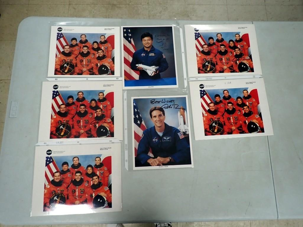 NASA Space Shuttle Mission STS-65 Crew Photos w/ Autographs, etc. First Animals to Reproduce in Spac: NASA Space Shuttle Mission STS-65 Crew Photos w/ Autographs, etc. First Animals to Reproduce in Space . Cabana, Halsell, Hieb, Walz, Chiao, Thomas, Mukai (Japan) . No COAs - All pictures are considere