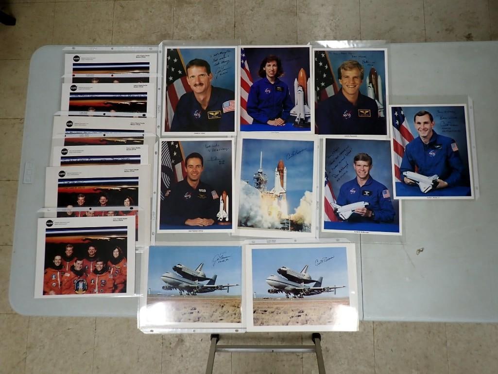 NASA Space Shuttle Mission STS-66 Crew Photos w/ Autographs, etc. McMonagle, Brown, Ochoa, Tanner,: NASA Space Shuttle Mission STS-66 Crew Photos w/ Autographs, etc. McMonagle, Brown, Ochoa, Tanner, Clervoy, Parazynski . No COAs - All pictures are considered part of the description and should be exa