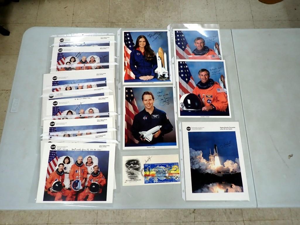 NASA Space Shuttle Mission STS-80 Crew Photos w/ Autographs, etc. Longest Shuttle Mission: NASA Space Shuttle Mission STS-80 Crew Photos w/ Autographs, etc. Longest Shuttle Mission . Cockrell, Rominger, Musgrave, Jones, Jernigan . No COAs - All pictures are considered part of the descriptio