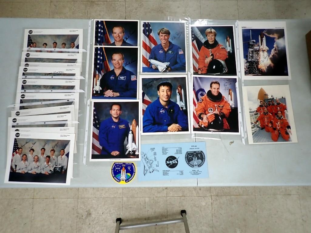 NASA Space Shuttle Mission STS-84 Crew Photos w/ Autographs, etc. Mir Mission . Precourt, Collins: NASA Space Shuttle Mission STS-84 Crew Photos w/ Autographs, etc. Mir Mission . Precourt, Collins, Clervoy, Noriega, Lu, Kondakova, Foale, Lineger . No COAs - All pictures are considered part of the d