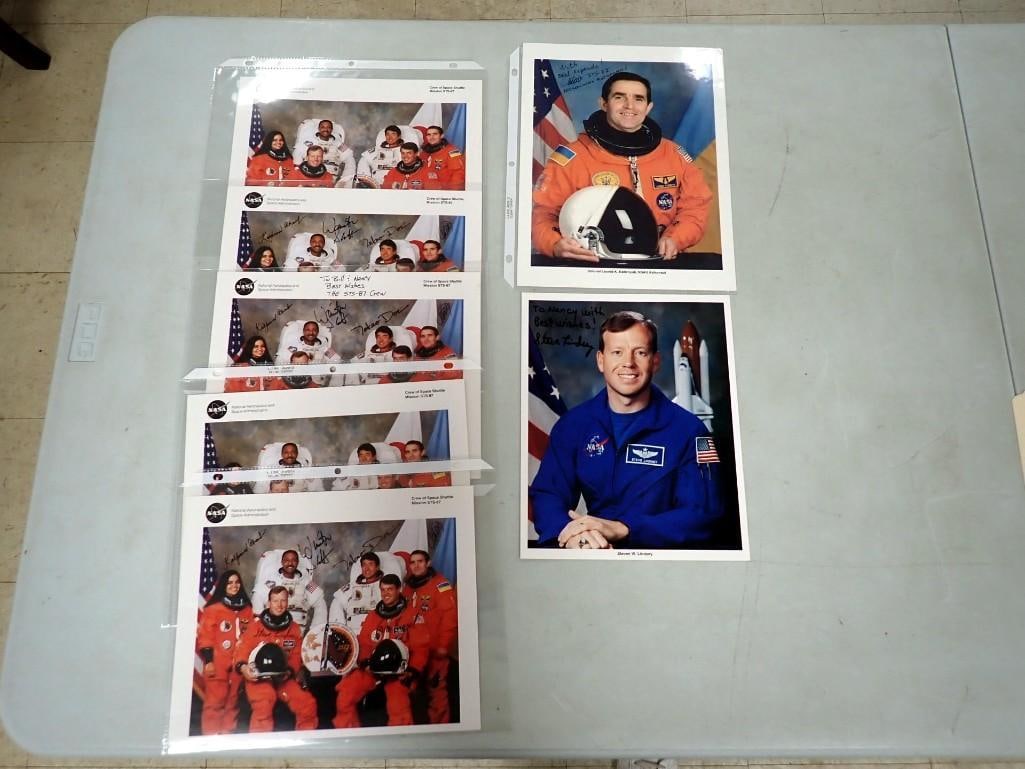 NASA Space Shuttle Mission STS-87 Crew Photos w/ Autographs, etc. First EVA from Japanese Astronaut (1 of 6)