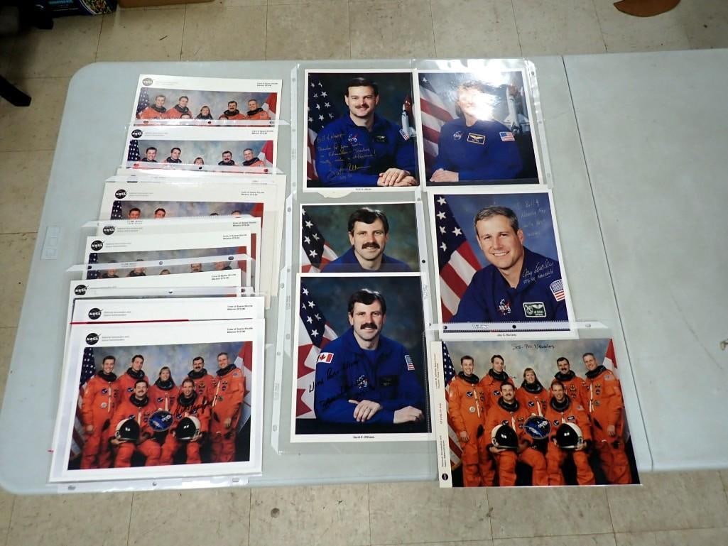 NASA Space Shuttle Mision STS-90 Crew Photos w/ Autographs, etc. Last Spacelab Misssion . Searfoss: NASA Space Shuttle Mission STS-90 Crew Photos w/ Autographs, etc. Last Spacelab Mission . Searfoss, Altman, Linnehan, Hire, Williams, Buckey, Pawelczyk . No COAs - All pictures are considered part of