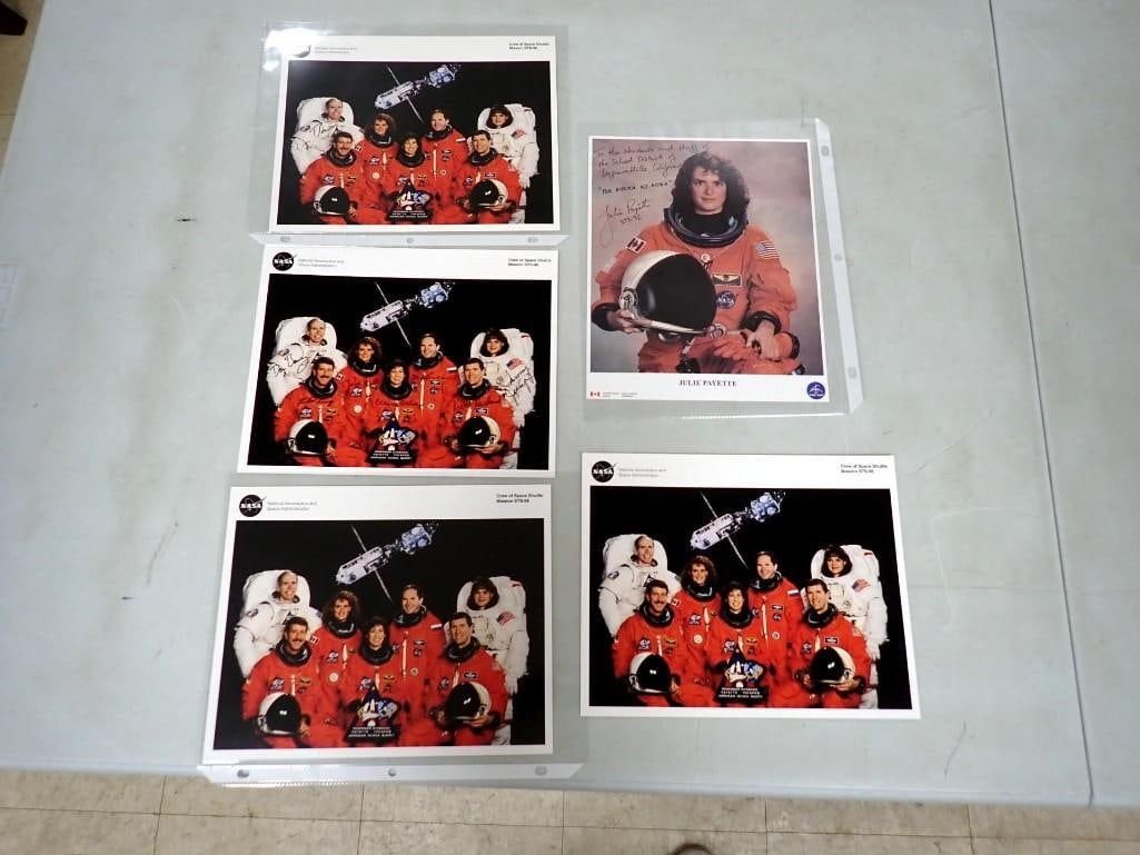 NASA Space Shuttle Mission STS-96 Crew Photos w/ Autographs, etc. First Docking at the ISS (1 of 7)