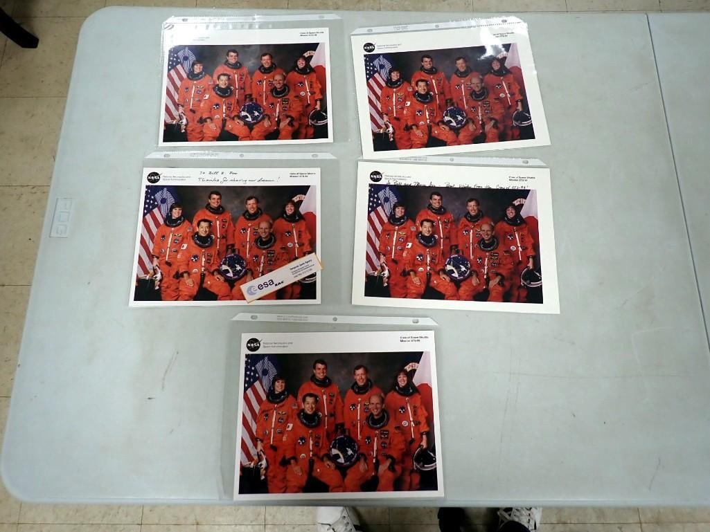 NASA Space Shuttle Mission STS-99 Crew Photos w/ Autographs, etc. First of the 2000s . Kregel,: NASA Space Shuttle Mission STS-99 Crew Photos w/ Autographs, etc. First of the 2000s . Kregel, Pudwill Gorie, Thiele, Kavandi, Voss, Mohri . SRTM Mission . No COAs - All pictures are considered part o