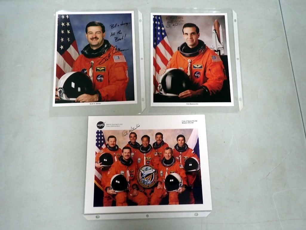 NASA Space Shuttle Mission STS-106 Crew Photos w/ Autographs, etc. . Wilcutt, Altman, Lu, (1 of 4)