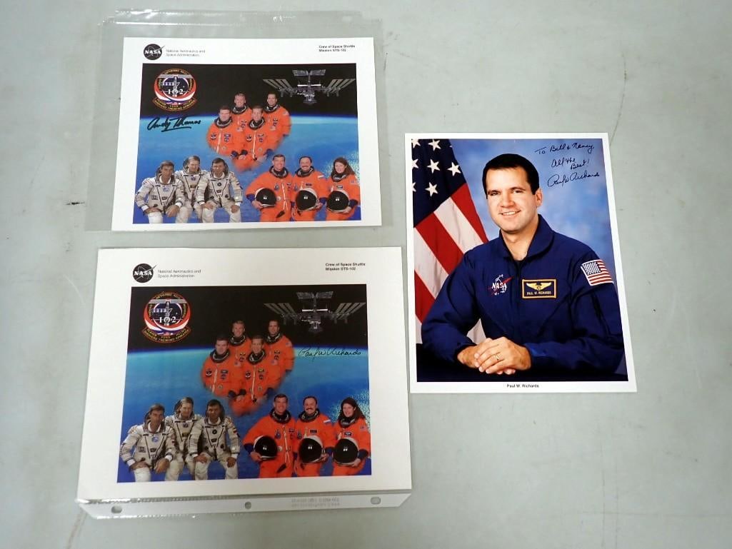 NASA Space Shuttle Mission STS-102 Crew Photos w/ Autographs, etc. ISS Mission . Longest Space Walk (1 of 5)