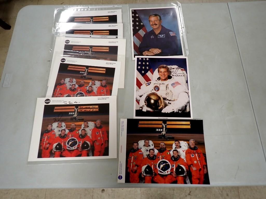 NASA Space Shuttle Mission STS-60 Crew Photos w/ Autographs, etc. ISS Mission Canadarm2 Installation (1 of 7)
