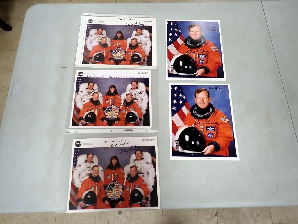 NASA Space Shuttle Mission STS-104 Crew Photos w/ Autographs, etc. ISS Mission Quest Joint Airlock: NASA Space Shuttle Mission STS-104 Crew Photos w/ Autographs, etc. ISS Mission Quest Joint Airlock . Lindsey, Hobaugh, Gernhardt, Kavandi, Reilly . No COAs - All pictures are considered part of the de