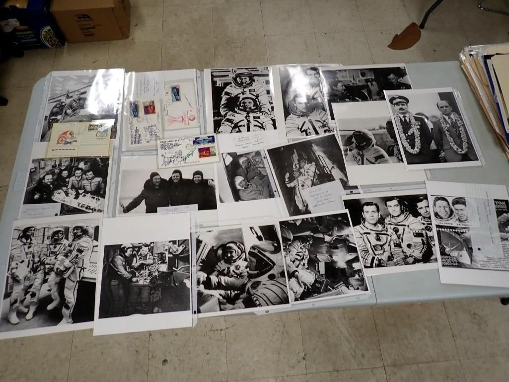 Soviet Space Program Photos, Ephemera, First Day Issue Stamps, Autographs (No COAs), etc.: Soviet Space Program Photos, Ephemera, First Day Issue Stamps, Autographs (No COAs), etc. - All pictures are considered part of the description and should be examined carefully by bidders. Live Auctio