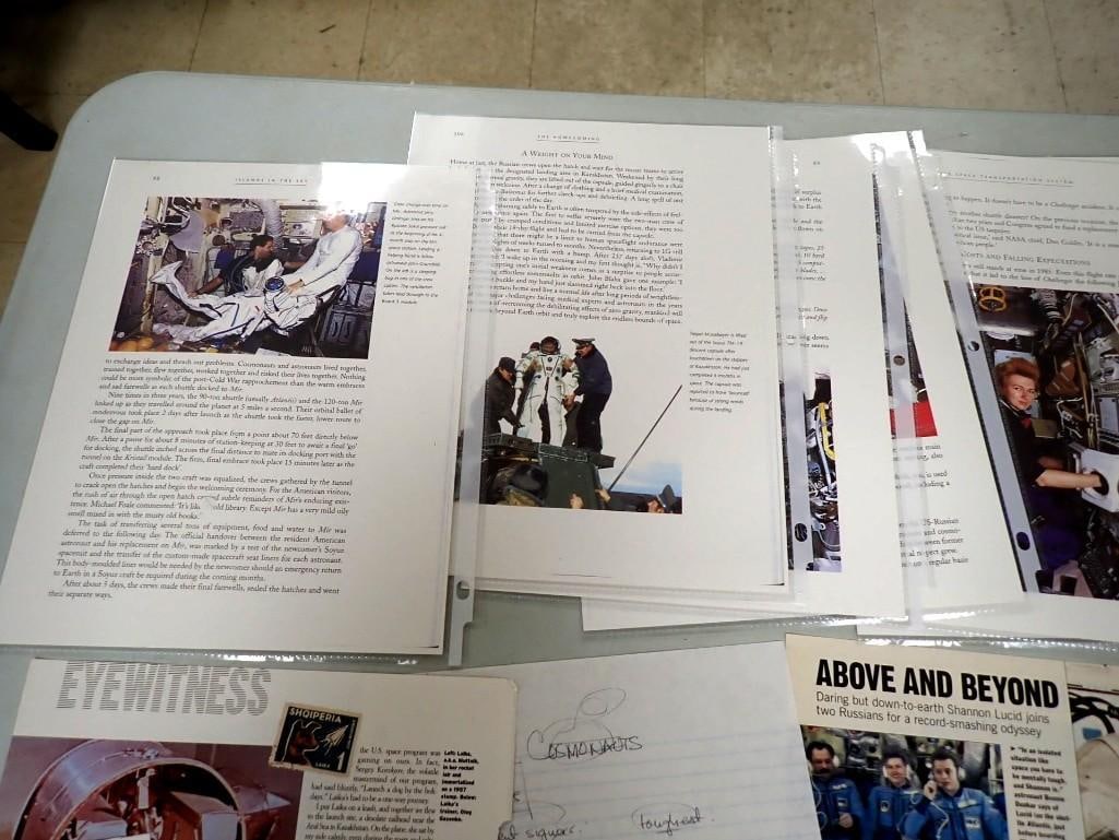 Russian / Soviet Space Program Ephemera, Mission Patch Sticker, Articles, etc. - 5