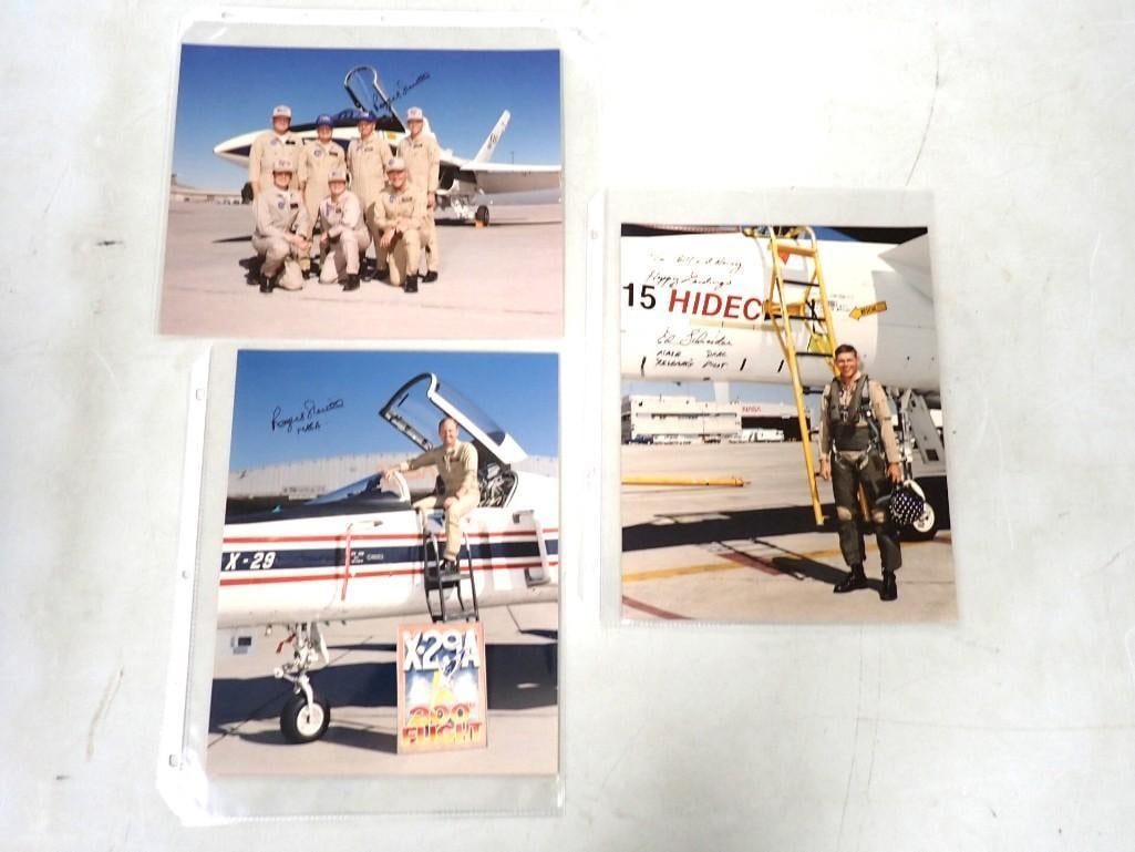 SR-79 Test Pilots Crew Photos and Autographs (No COAs) (1 of 4)
