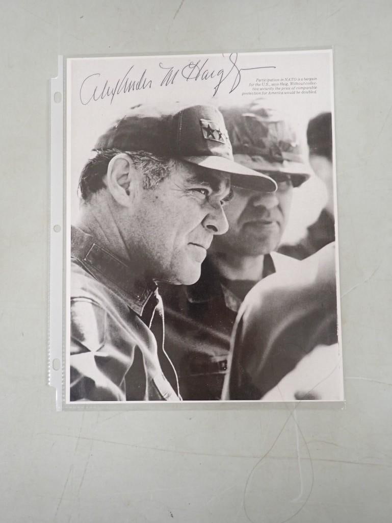 Alexander Haig Former U.S. Secretary of State and U.S. Army general (1924-2010) Autograph (No COA) (1 of 2)