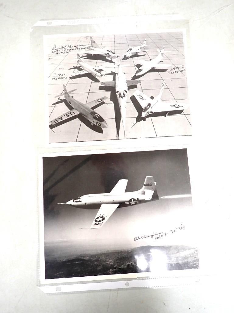 Robert A. Champine - NACA / NASA Research X-1 Test Pilot autographed Pictures (No COAs): Robert A. Champine - NACA / NASA Research X-1 Test Pilot autographed Pictures (No COAs) All pictures are considered part of the description and should be examined carefully by bidders. Live Auctioneer