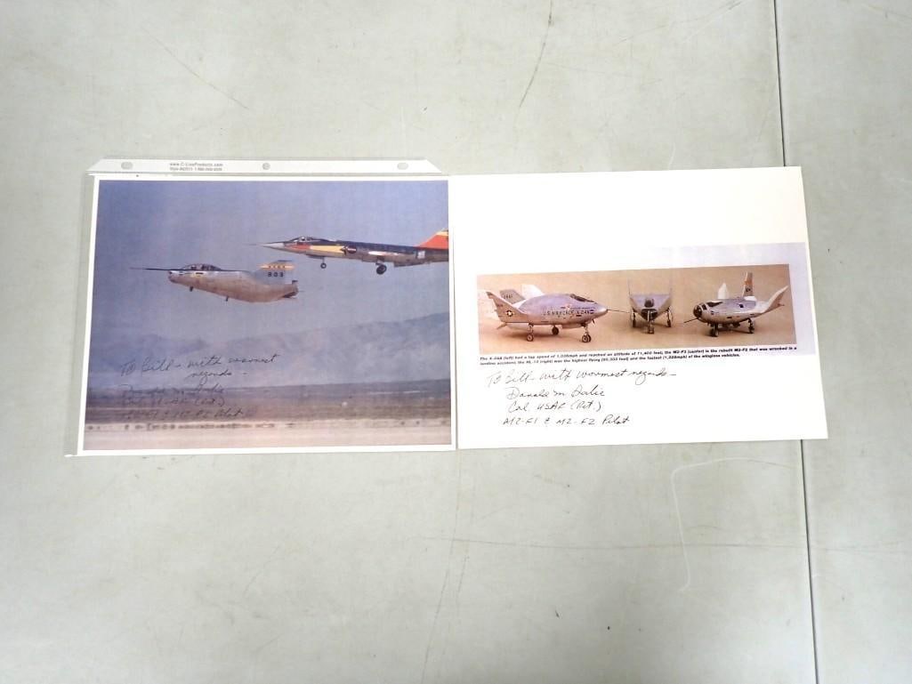 Donald Sorlie Autographed Pictures USAF Test Pilot Signed Pictures - No COAs: Donald Sorlie Autographed Pictures USAF Test Pilot Signed Pictures - No COAs All pictures are considered part of the description and should be examined carefully by bidders. Live Auctioneers is now of