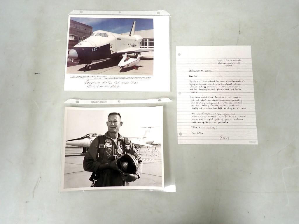 Don Sorlie Test Pilot Signed Pictures and Correspondence - No COAs (1 of 7)