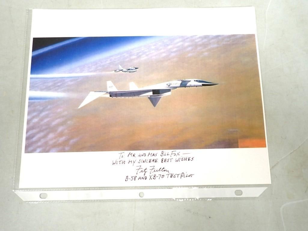 Fitzhugh Fitz Fulton NASA Test Pilot Autographed Picture - No COA (1 of 3)