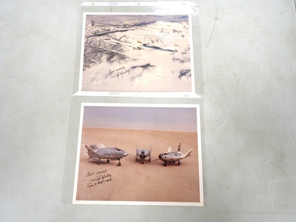 Tom McMurtry USAF Test Pilot Autographed NASA Photos - No COAs (1 of 4)
