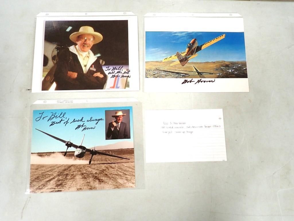 WWII Fighter Pilot Vet and Test Pilot Bob Hoover Autographed Pictures - No COAs (1 of 12)