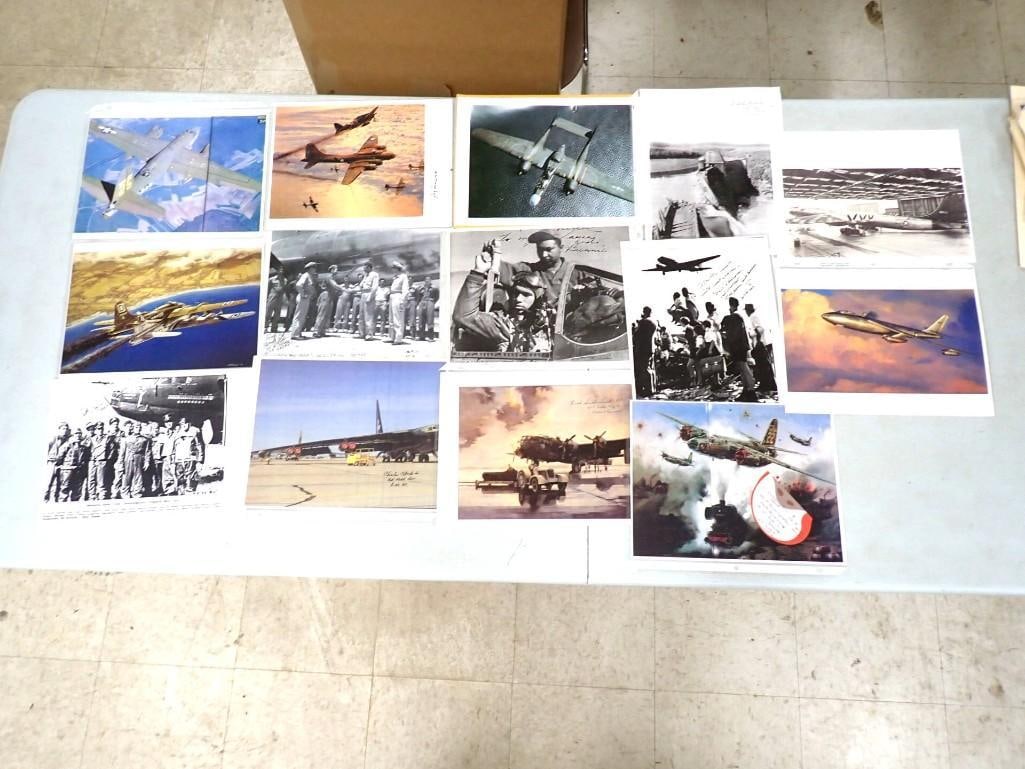 Lot of WWII Bomber Pictures, Autographs, Correspondence, etc. No COAs (1 of 16)