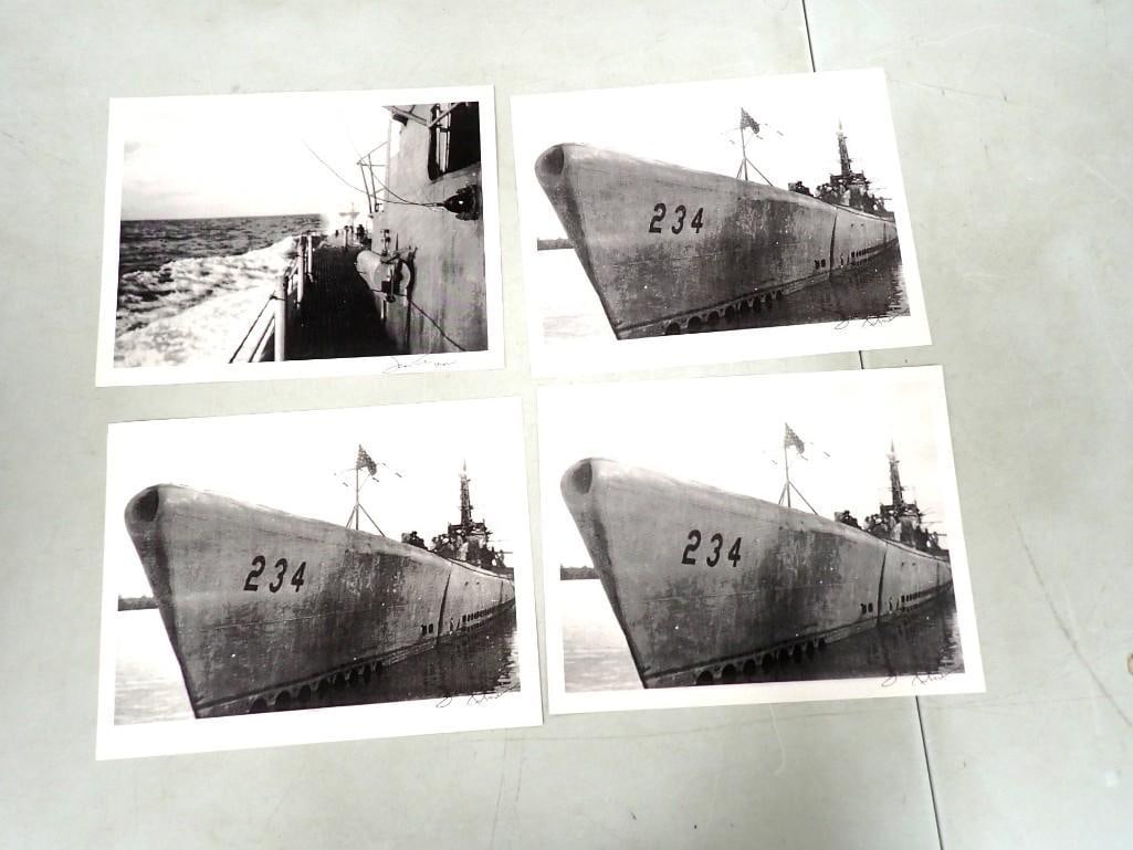 WWII Submarine USS-234 Kingfish Signed Pictures - no COAs: WWII Submarine USS-234 Kingfish Signed Pictures - no COAs All pictures are considered part of the description and should be examined carefully by bidders. Live Auctioneers is now offering Live Shippin