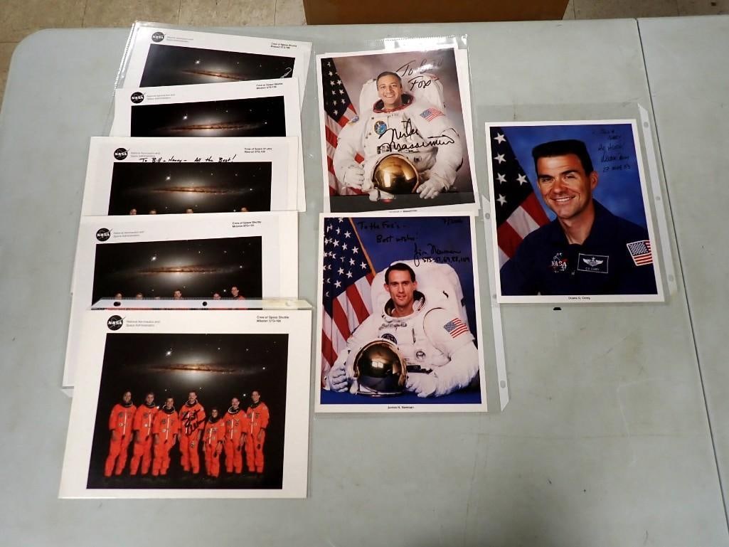NASA Space Shuttle Mission STS 109 - Hubble Service Mission Pictures and Autographs including (1 of 10)