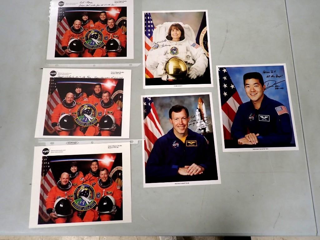 NASA Space Shuttle Mission STS 108 ISS Mission Signed Photos - No COAs Mark Kelly, Gorie (1 of 8)