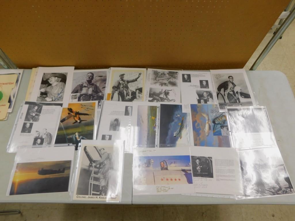 Large Lot of assorted Military Photos, Pictures, Autographs, Correspondence Including Korean War (1 of 20)