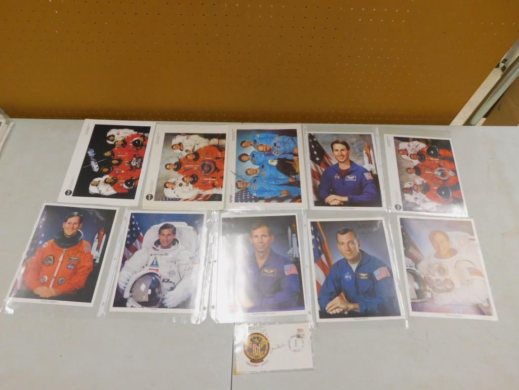 Lot of 10 NASA Crew Photos with Autographs - No COAs (1 of 10)
