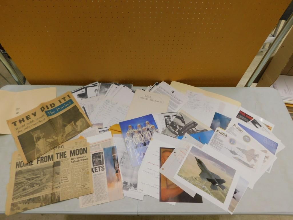 Huge NASA Lot including Newspaper, Articles, Photos, Pictures, Newsletters, Ephemera, etc. (1 of 8)