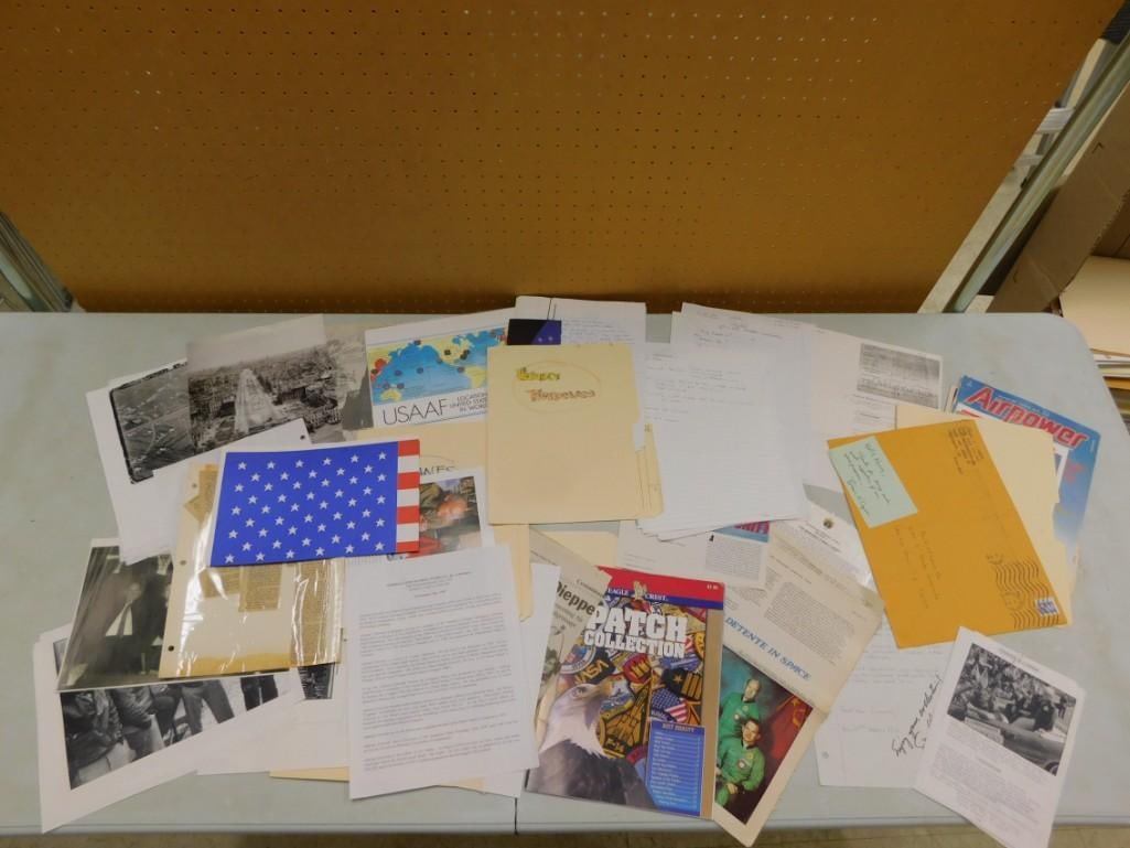 Large Assorted Ephemera Lot including Military, Research, NASA, Articles, Newspaper, Magazine, etc. (1 of 7)
