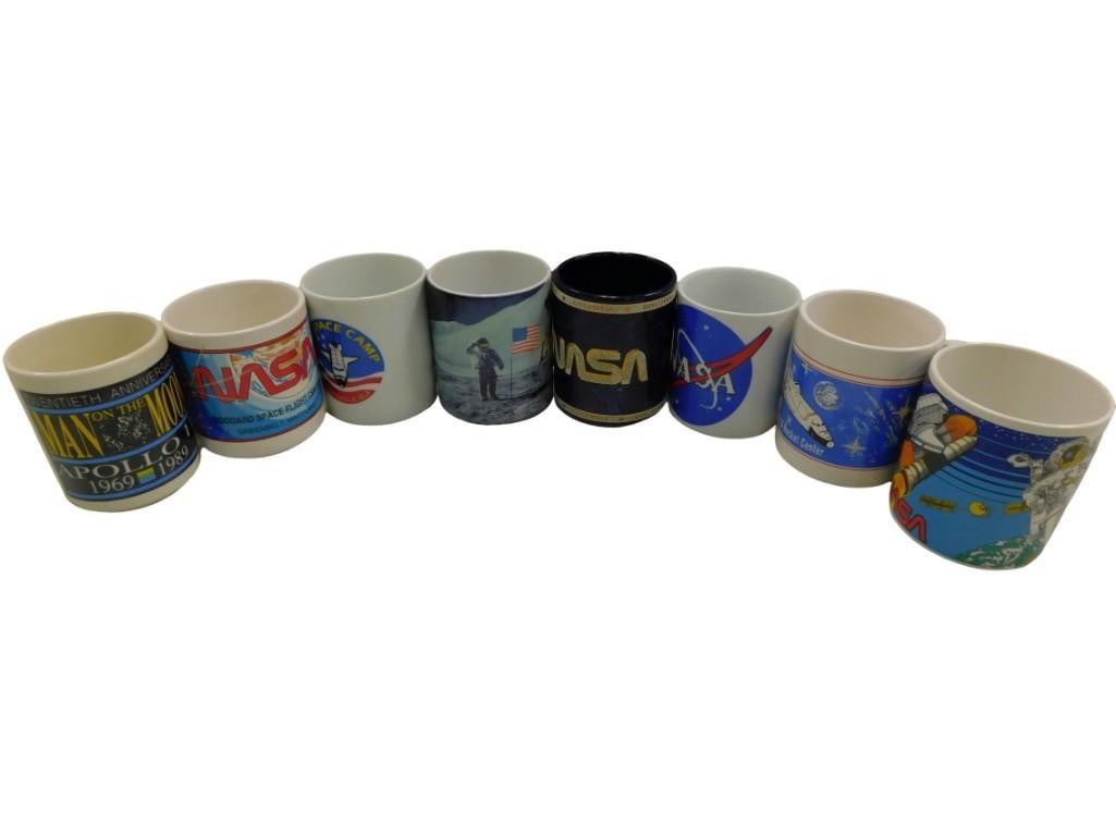 Lot of 8 Assorted NASA Coffee Mugs (1 of 4)
