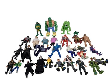 Action Figure / Toy Lot including TMNT, Hulk, Fisher Price, Ben 10 Alien Force, etc.