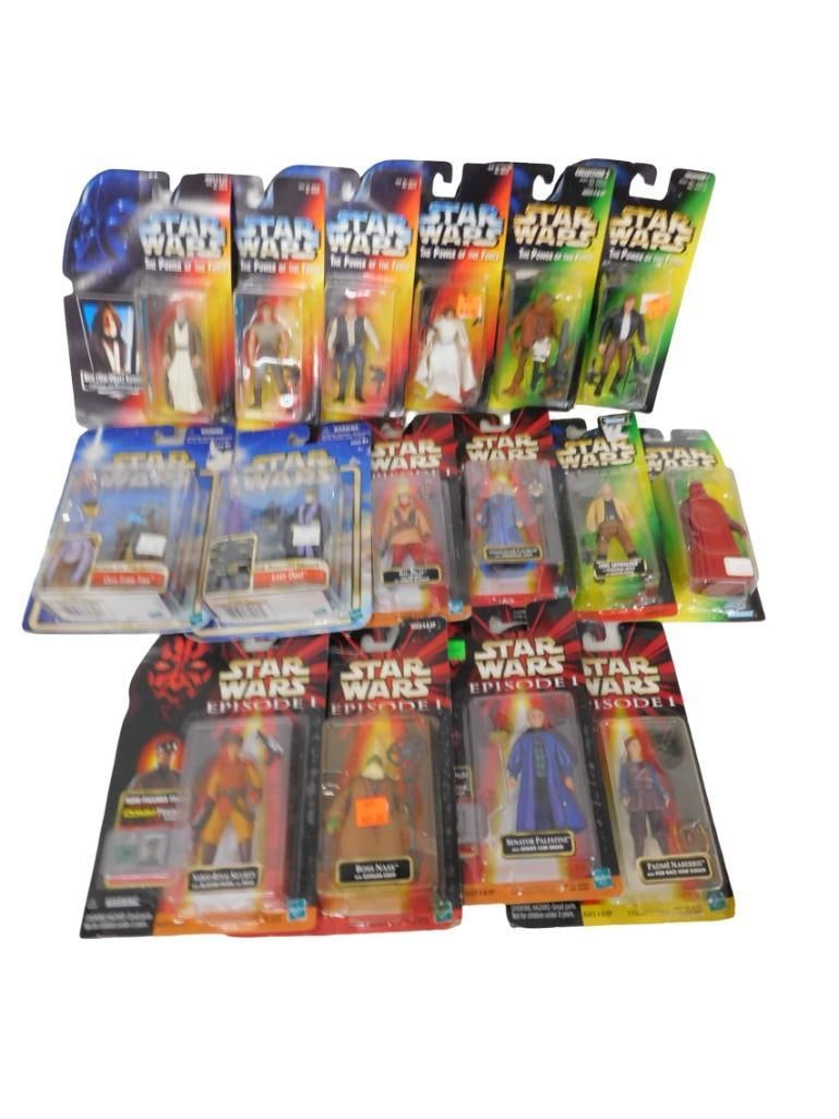 16 Star Wars Action Figures New in Package: Lot of 16 Star Wars Action Figures New in Package All pictures are considered part of the description and should be examined carefully by bidders. Live Auctioneers is now offering Live Shipping