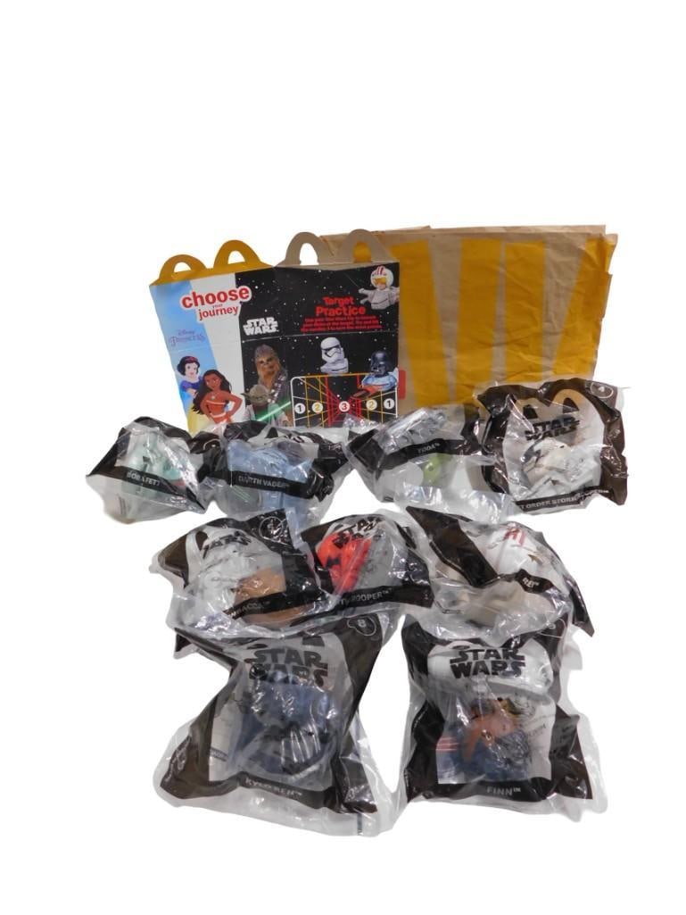 Full Star Wars Set with McDonald's Happy Meal Box: Full Star Wars Set with McDonald's Happy Meal Box All pictures are considered part of the description and should be examined carefully by bidders. Live Auctioneers is now offering Live Shipping th