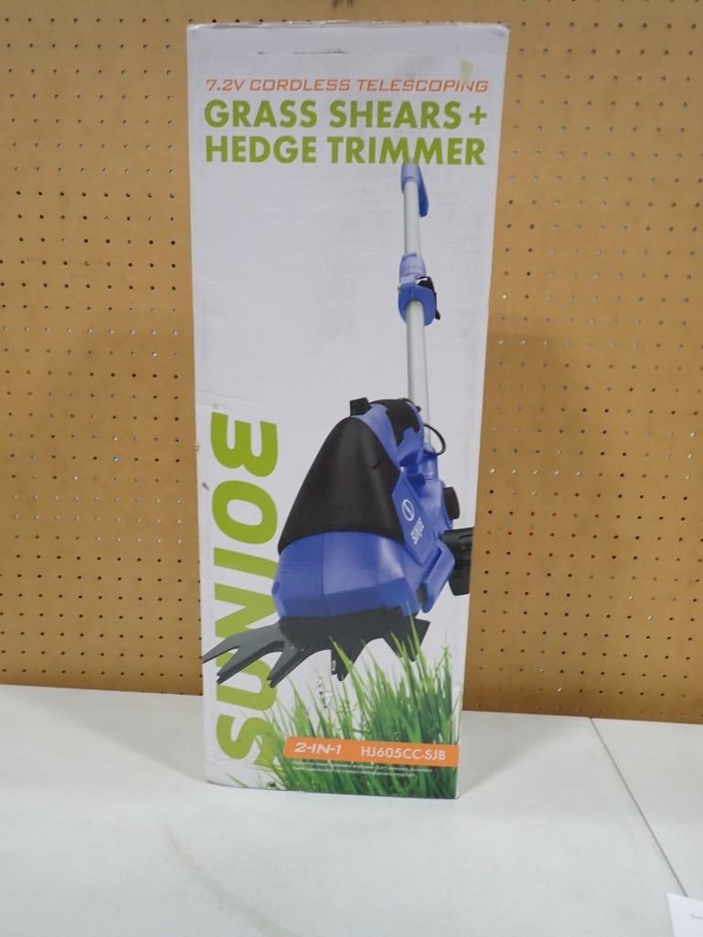 Sun Joe 7.2 V Cordless Telescoping Grass Shears and Hedge Trimmer with Box (1 of 5)