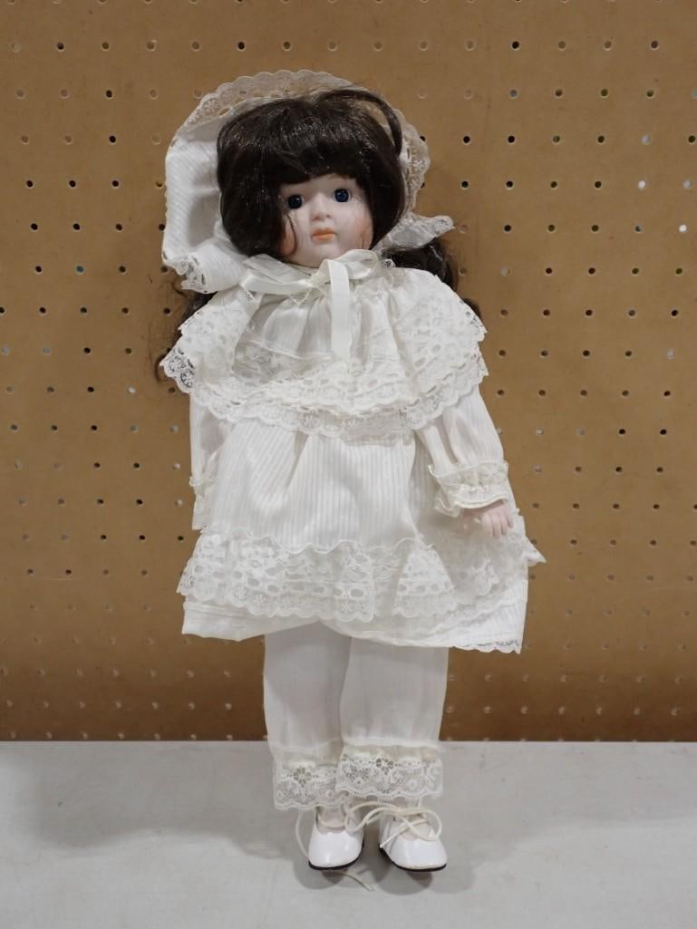 Porcelain Doll: Porcelain Doll All pictures are considered part of the description and should be examined carefully by bidders. Live Auctioneers is now offering Live Shipping through them. This is an optional payment